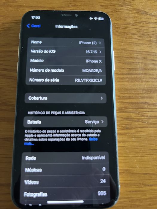 Iphone x 256 gb