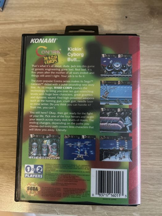 Contra Hard Corps Sega Mega Drive I Genesis
