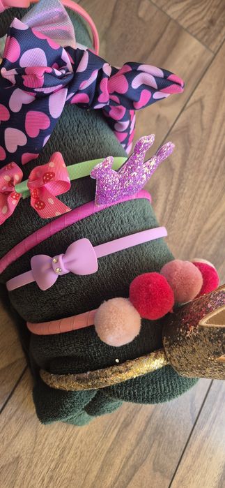 Opaski na głowę dla dziewczynki kpl