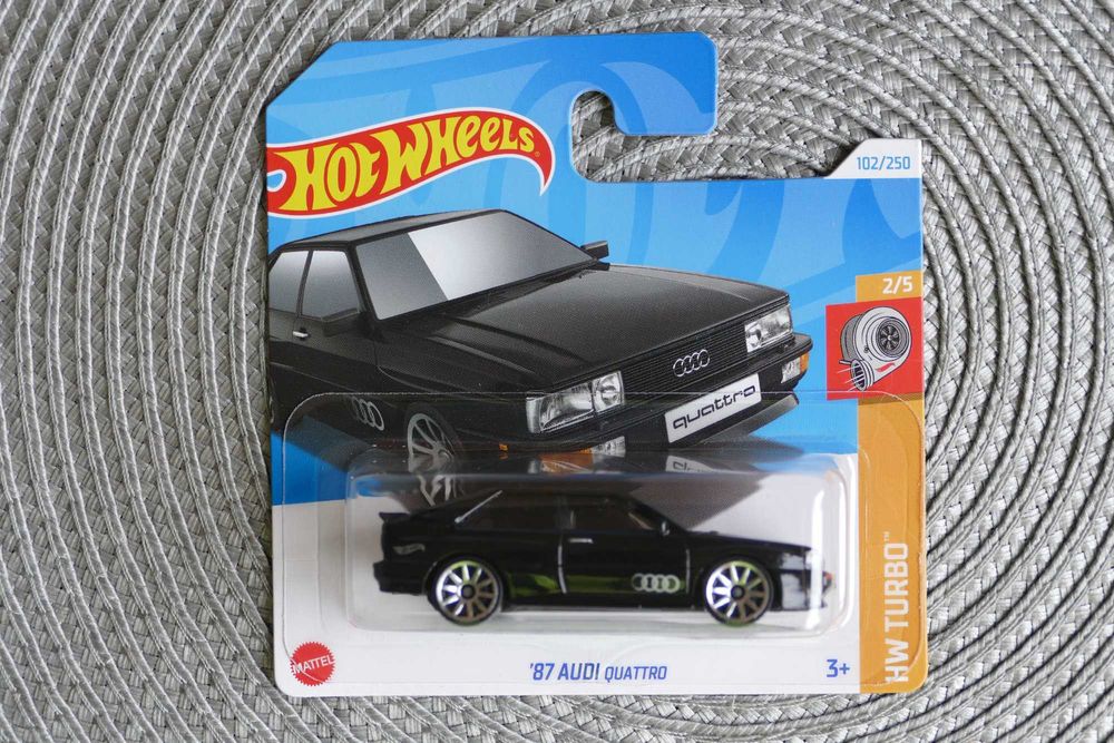 Hot Wheels autko "Resorak" '87 AUDI QUATTRO edycja 2024r.
