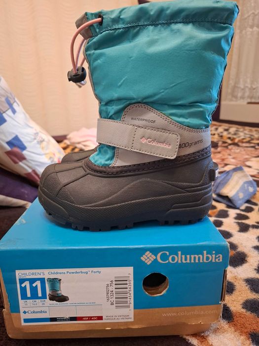 Дитячі сапоги-сноубутси Columbia, 28 розмір,стєлька 17см,гарний стан