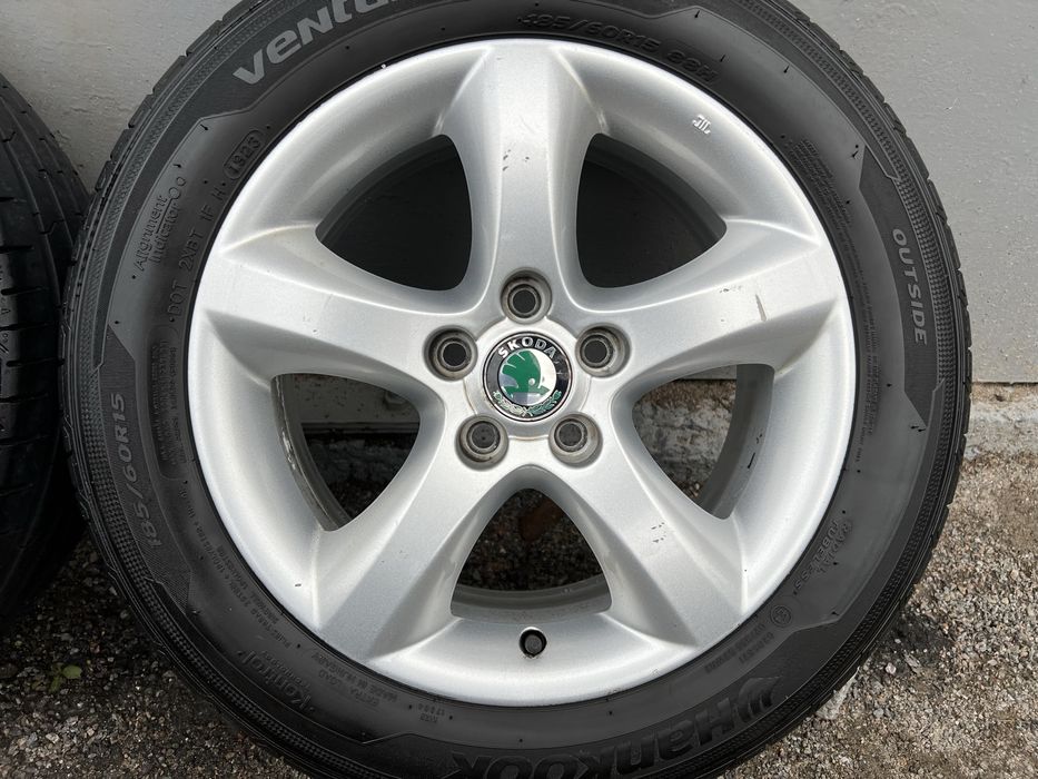 Оригінальні диски Skoda r15 5*100 Fabia Octavia Tour Roomster Rapid