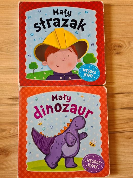 2 książeczki Mały strażak i Mały dinozaur