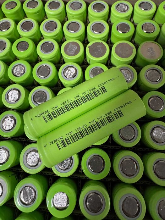 НОВІ Акумулятори Li-ion TerraE 30e 18650 3100 mah струм 10A