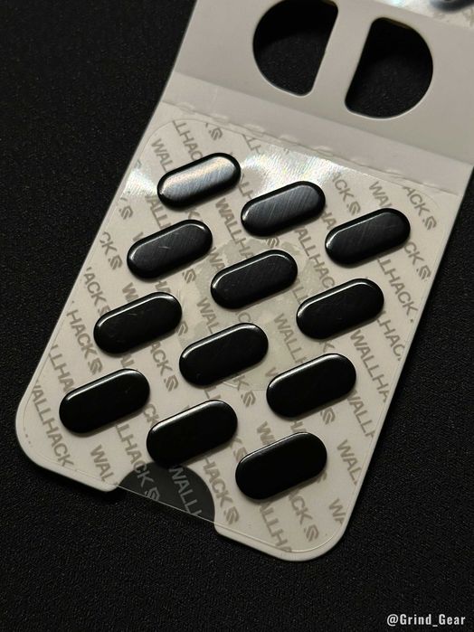 Глайди для скла WALLHACK — Obsidian Pro /  UHMW-PE Black Dots / Pills