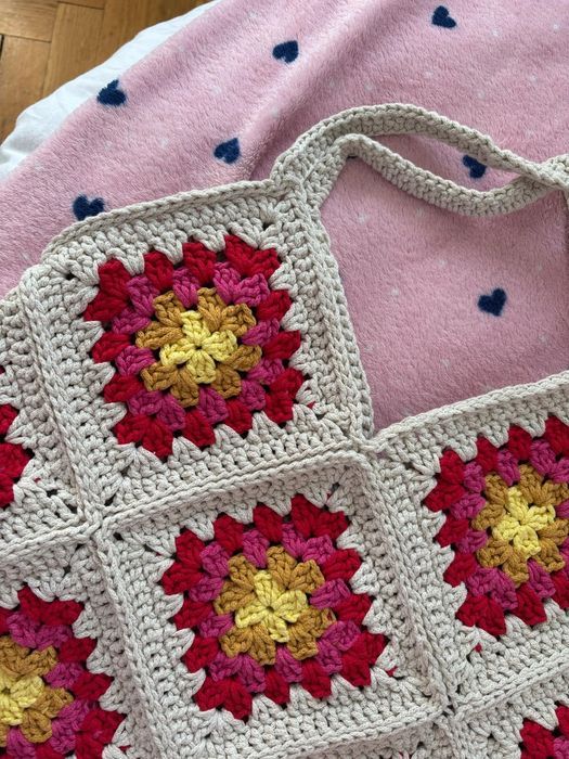 Torba szydełkowa na ramię