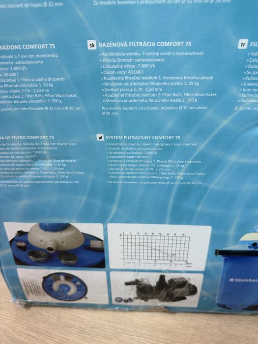 Steinbach Comfort 75 pompa basenowa piaskowa do 40000l XXL - wyprzedaż