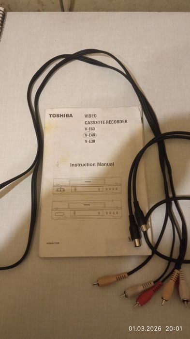 Toshiba v-E40 видео.магнитофон