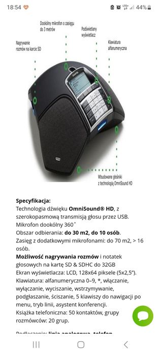 Konftel 300 telefon konferencyjny