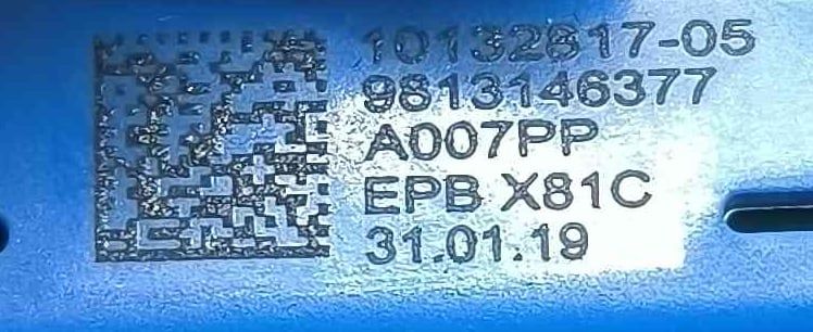 Travão de Estacionamento / Parque 9813148377 - CITROËN BERLINGO