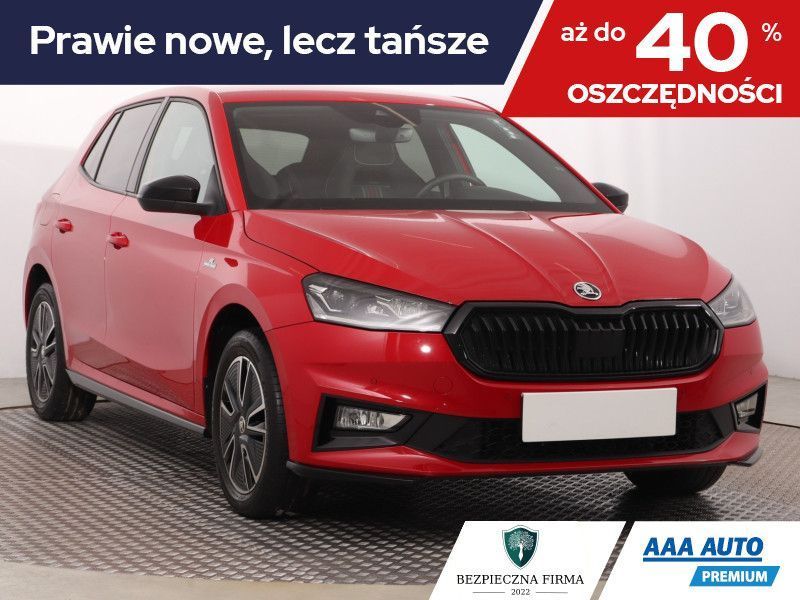 Skoda Fabia 1.0 TSI Monte Carlo , Salon Polska, Serwis ASO, Klimatronic, Tempomat,