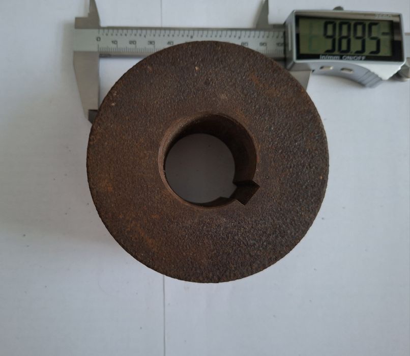 Koło pasowe dwupasowe, średnica 99mm, otwór 38mm