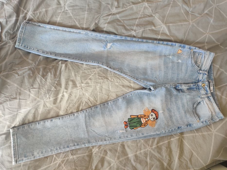Jasne jeansy rozmiar S msara
