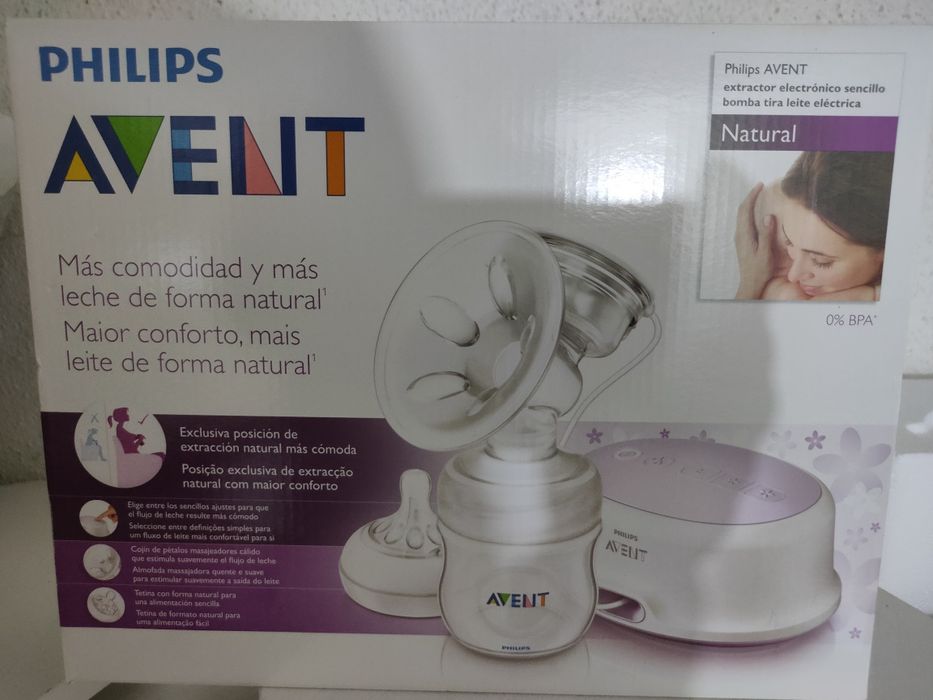 bomba extratora de leite elétrica Philips Avent.
