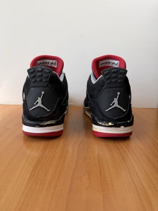 Кроссовки Nike Air Jordan 4 Retro размер 41 оригинал мужские чёрные джордан спортивные