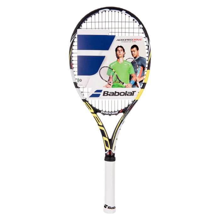 RAQUETE DE TÉNIS AEROPRODRIVE ADULTO AMARELO E PRETO