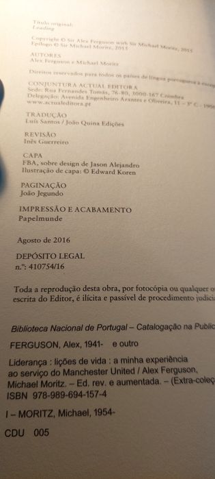 Alex Ferguson, Liderança - Michael Moritz