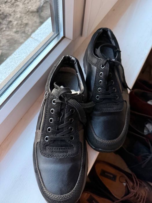 Чоловічі туфлі на шнурівці Rieker моделі 03322