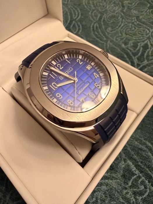 Relógio Seiko "Aquanaut Mod" (Azul)