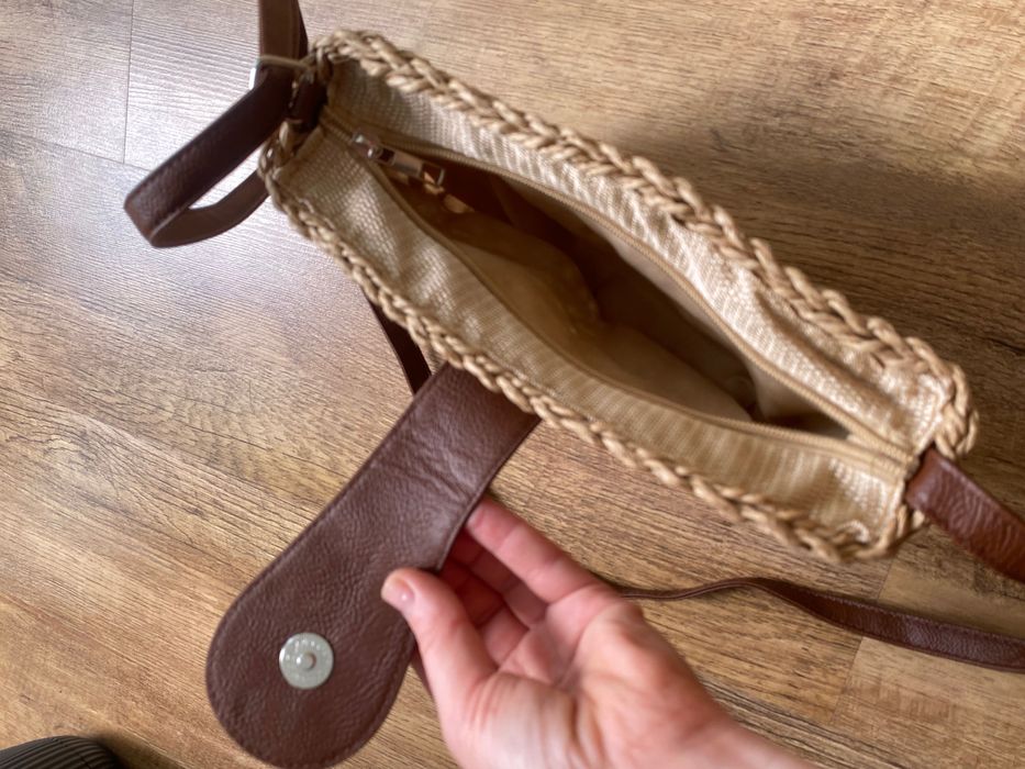 Сумка плетена літня