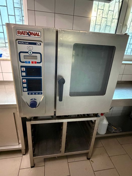 Piec elektryczny rational 6 GN cpc clima plus combi D-86899 idealny