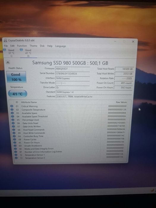 Sammsung 980 /M2 Nvme /512 Gb