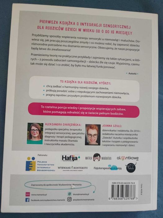 Książka pt. Sensoryczne niemowlę