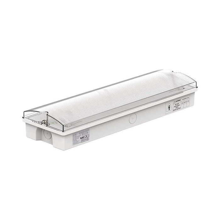Oprawa Ewakuacyjna Awaryjna V-tac 3W LED 4 Piktogramy Przycisk Test Sterowanie RF VT-997 6400K 120lm 3 Lata Gwarancji Wyposażenie Wnętrz
