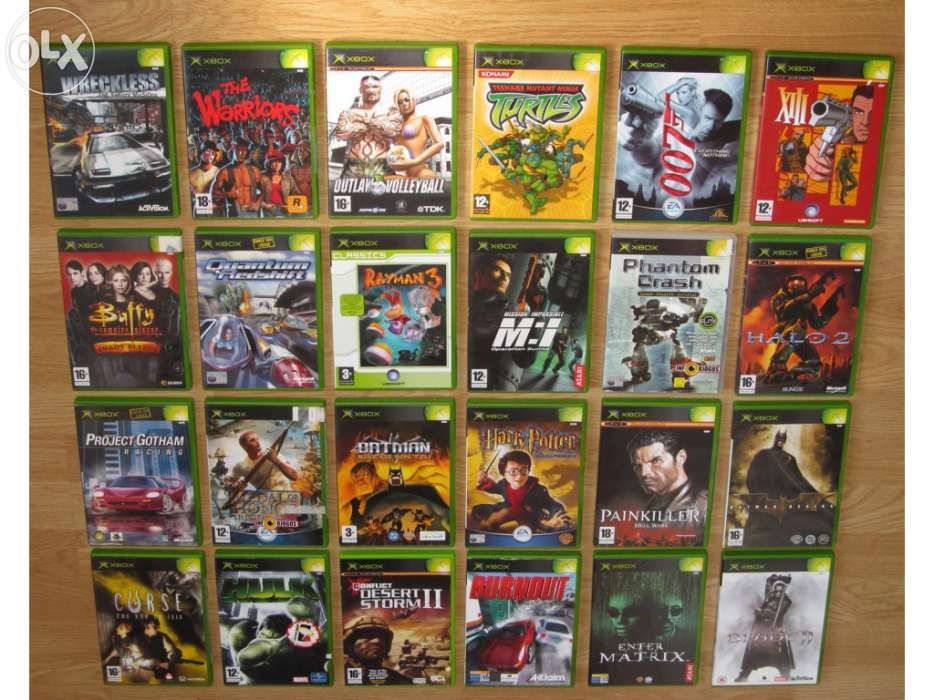 Xbox: Consola Cristal / 200++ Jogos Originais, Comando, +++