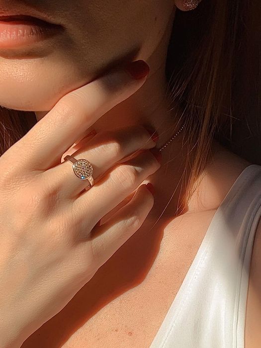 Кольцо, Каблучка Sif Jakobs, Thomas Sabo, срібло, цирконій р. 56