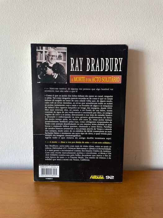 Ray Bradbury: A Morte é um Acto Solitário [Nébula 92]