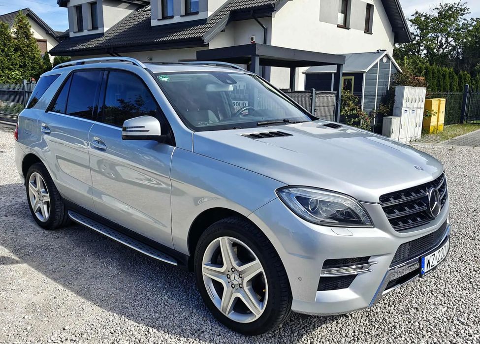 Mercedes-Benz ML Pakiet AMG, po serwisie, prywatny, hak 3.5T, rewelacyjny stan!
