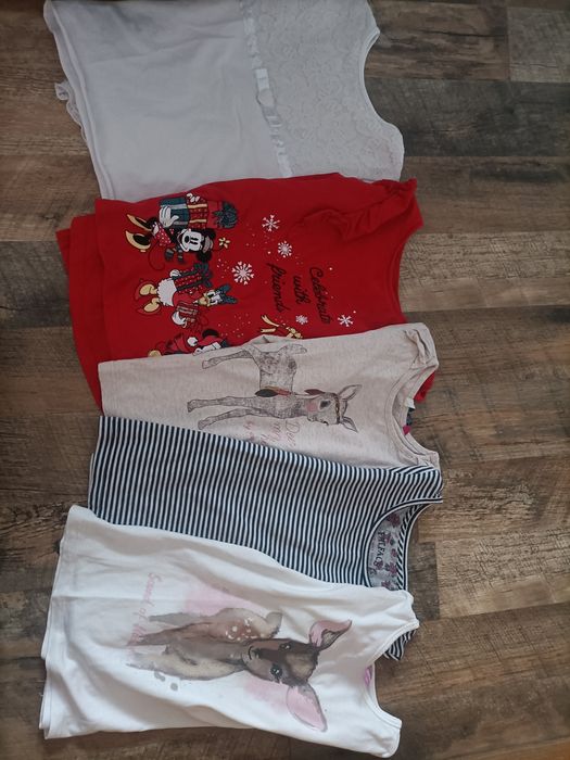 Ciuszki ubranka dziewczynka 104 110