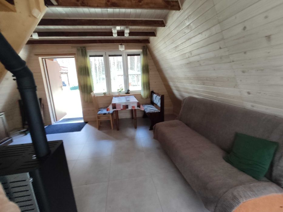 Do wynajęcia domek typu Brda w lesie przy łowisku, agroturystyka.