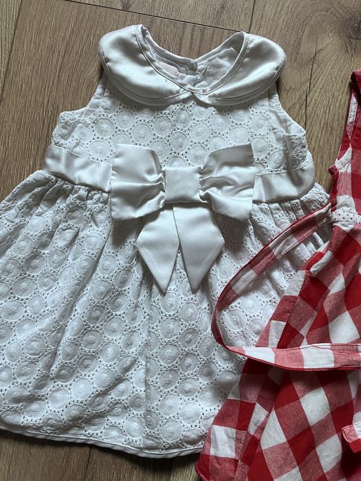 Zestaw dwóch sukienek rozm 80