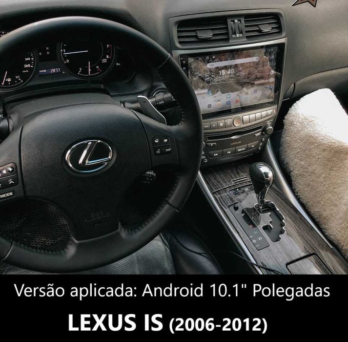 (NOVO) Rádio 2DIN • LEXUS IS / GS • Android • GPS • is200 is220 is300