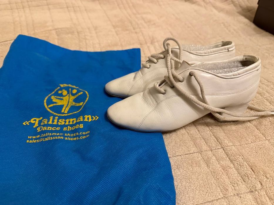 Туфлі для хлопчика, бальні, латина, білі