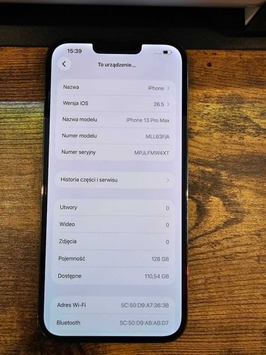 Iphone 13 Pro Max Graphite 128Gb Bat:100% IGŁA/Gwarancja/SklepGSM/Lwsk