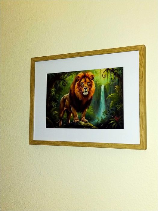 Quadro de um Leão
