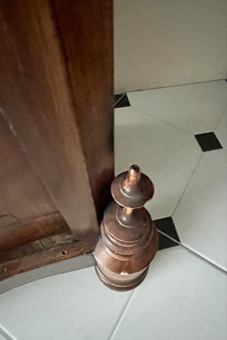 Antyczna komoda z litego drewna XIX w. | Biedermeier | kredens