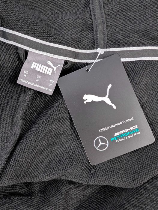 Bluza z Kapturem Damska Puma Mercedes AMG petronas MAPF1 czarna