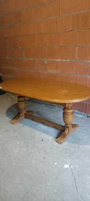 Stół dębowy, rozkładany