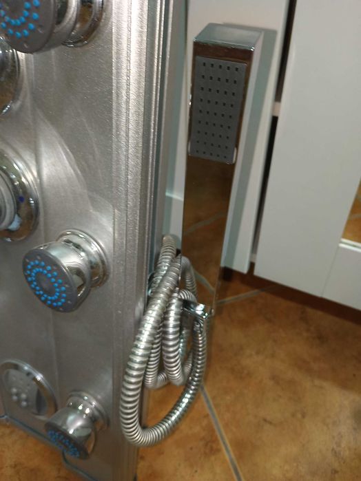 Coluna de duche com varios jatos