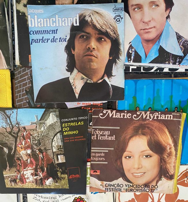 Lote de EP's ( 56 unidades) - vinil 45rpm - anos 80/90