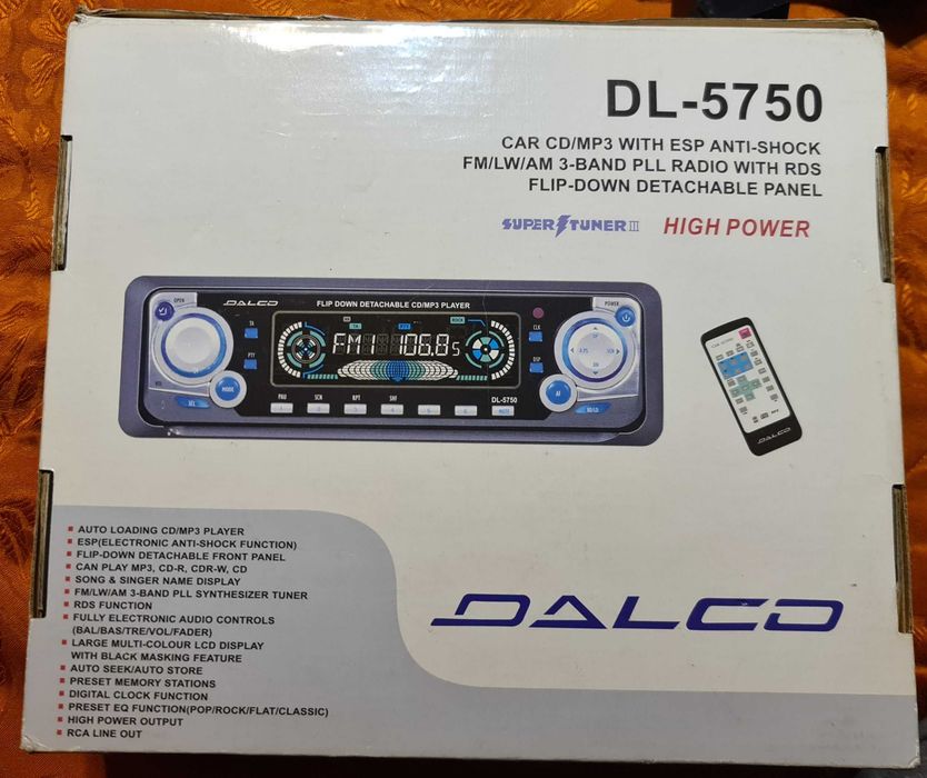 Radio samochodowe DALCO DL-5750