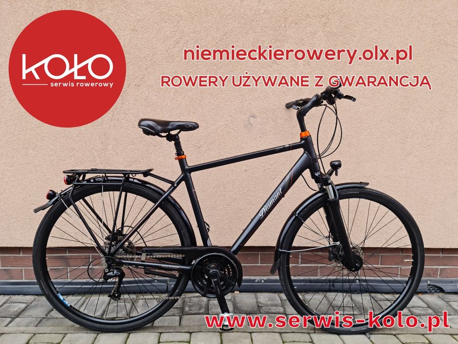 Rower męski trekkingowy DIAMANT koła 28 SHIMANO DEORE aluminium rabat