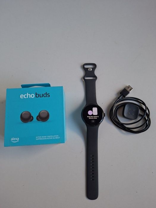 Смарт-годиник Google Pixel Watch 3 + Amazon Echo Buds