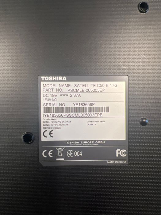 Portatil toshiba satellite c50 B17G