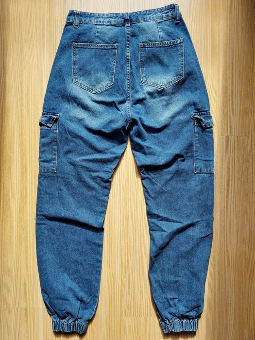 Calças Jeans Cargo Jogger SHEIN – Tamanho M (36) | Como Novas