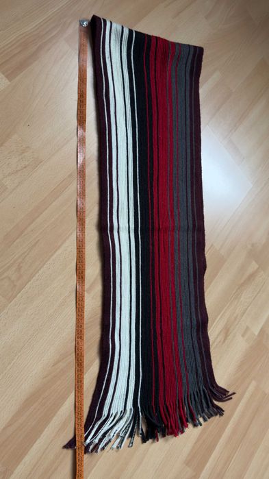 Elegancki męski szalik w paski